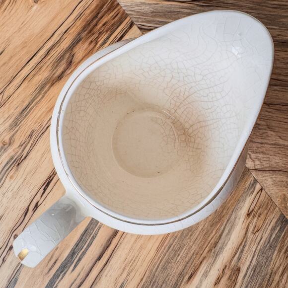 1930’s Edwin Knowles, Blue Dawn Collection, Semi-Vitreous, Creamer, 3.5”, 8oz - Picture 7 of 7